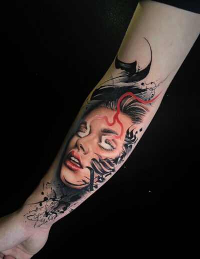 prisvindende tatovering, realistisk tatovering, farve, farve tatovering, Søren Ardal, tatovør danmark, tatovør jylland